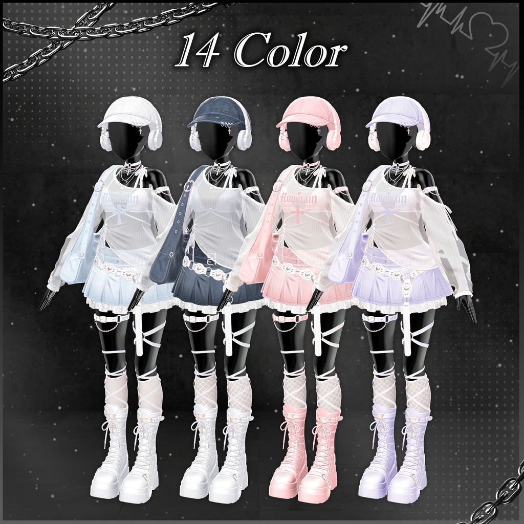 🎧【VRC 衣装】Stereo Punk - Crush