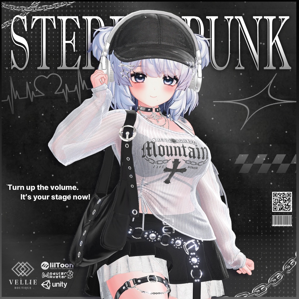 🔴SALE 🎧【VRC 衣装】Stereo Punk - Crush