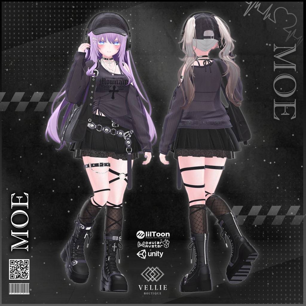 🎧【VRC 衣装】Stereo Punk - Crush