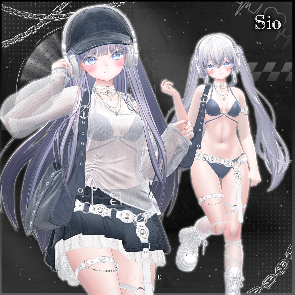 🎧【VRC 衣装】Stereo Punk - Crush