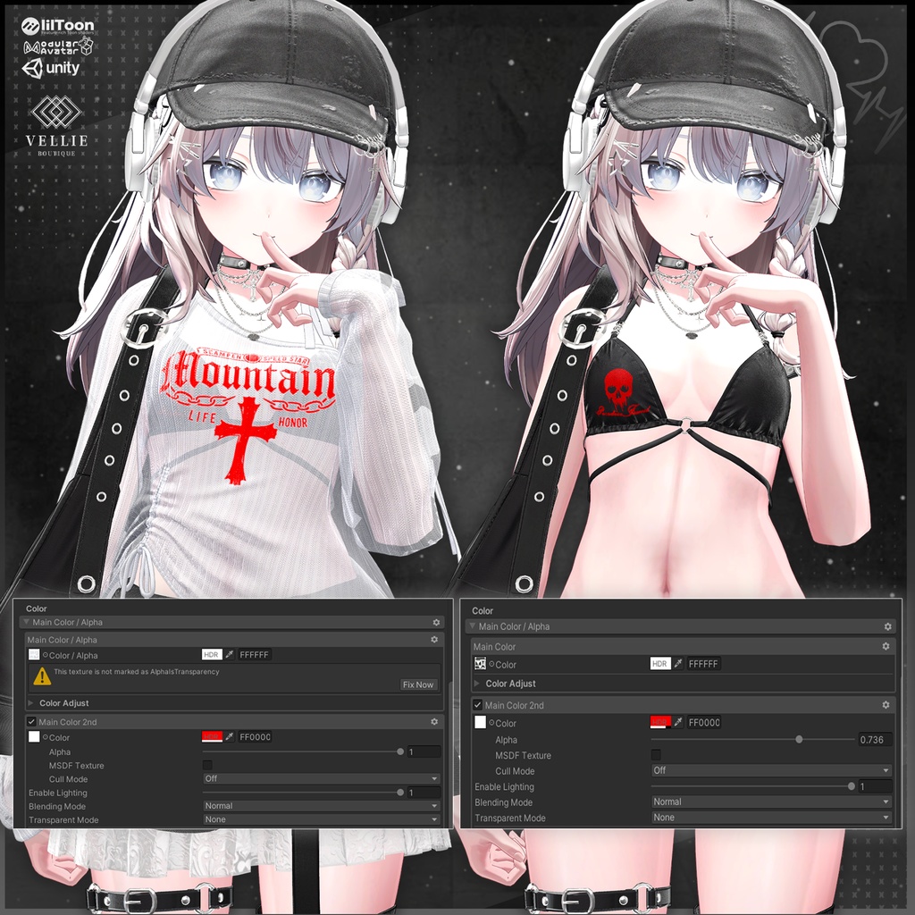 🎧【VRC 衣装】Stereo Punk - Crush