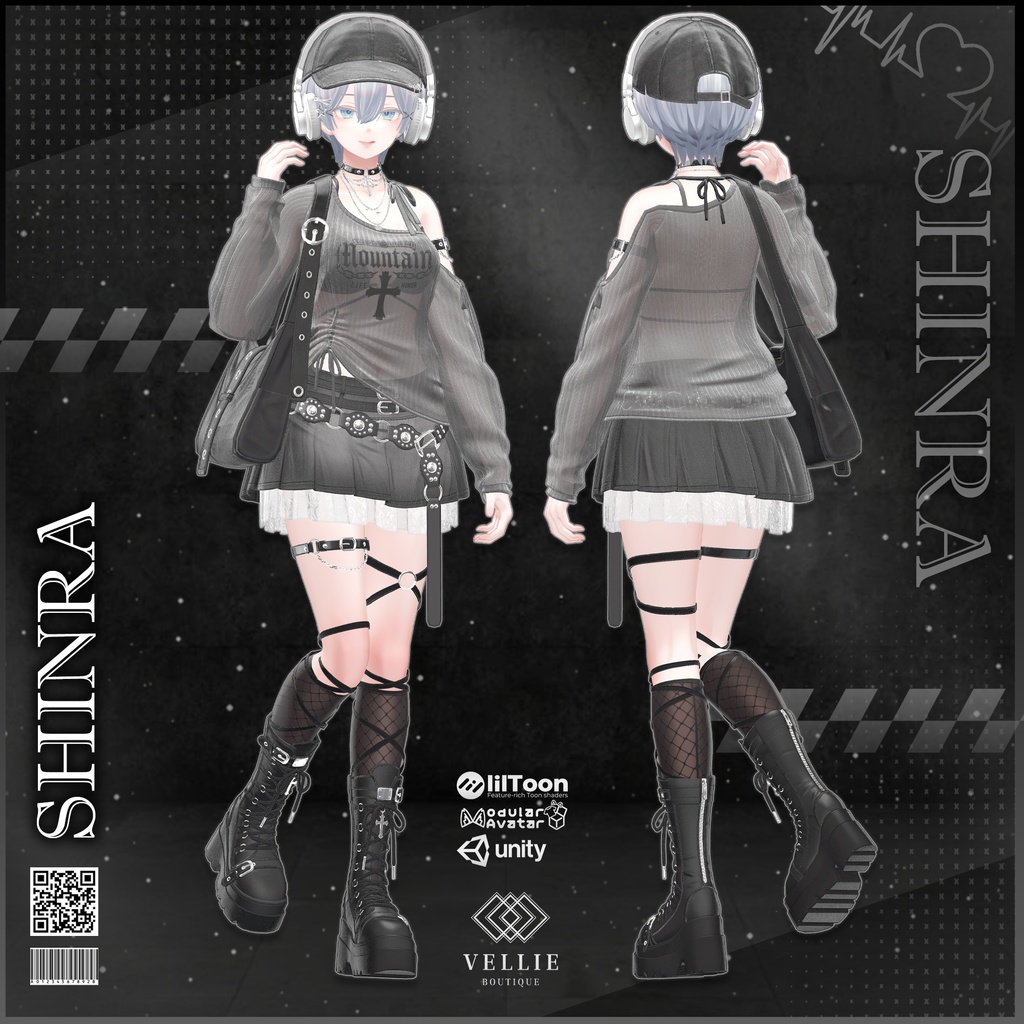 🎧【VRC 衣装】Stereo Punk - Crush