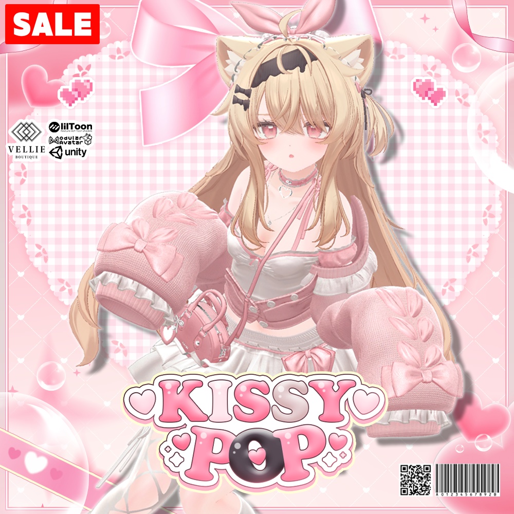📢SALE💋【VRC 衣装】Kissy Pop - Lovely