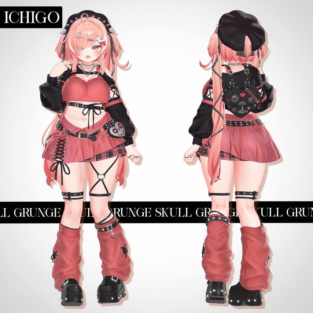 📢SALE💀【VRC 衣装】SKULL GRUNGE - Riot