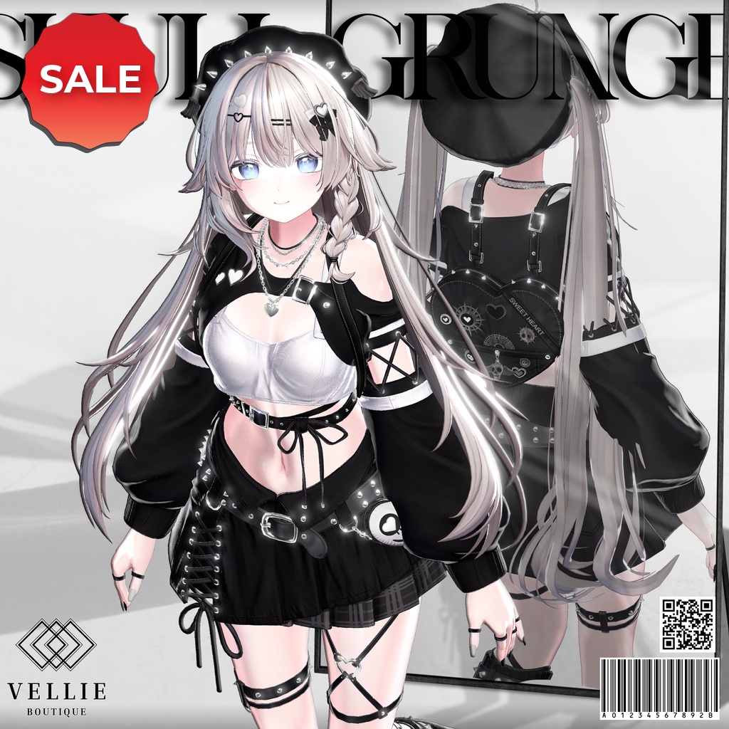 🔴On Sale 💀【VRC 衣装】SKULL GRUNGE - Riot
