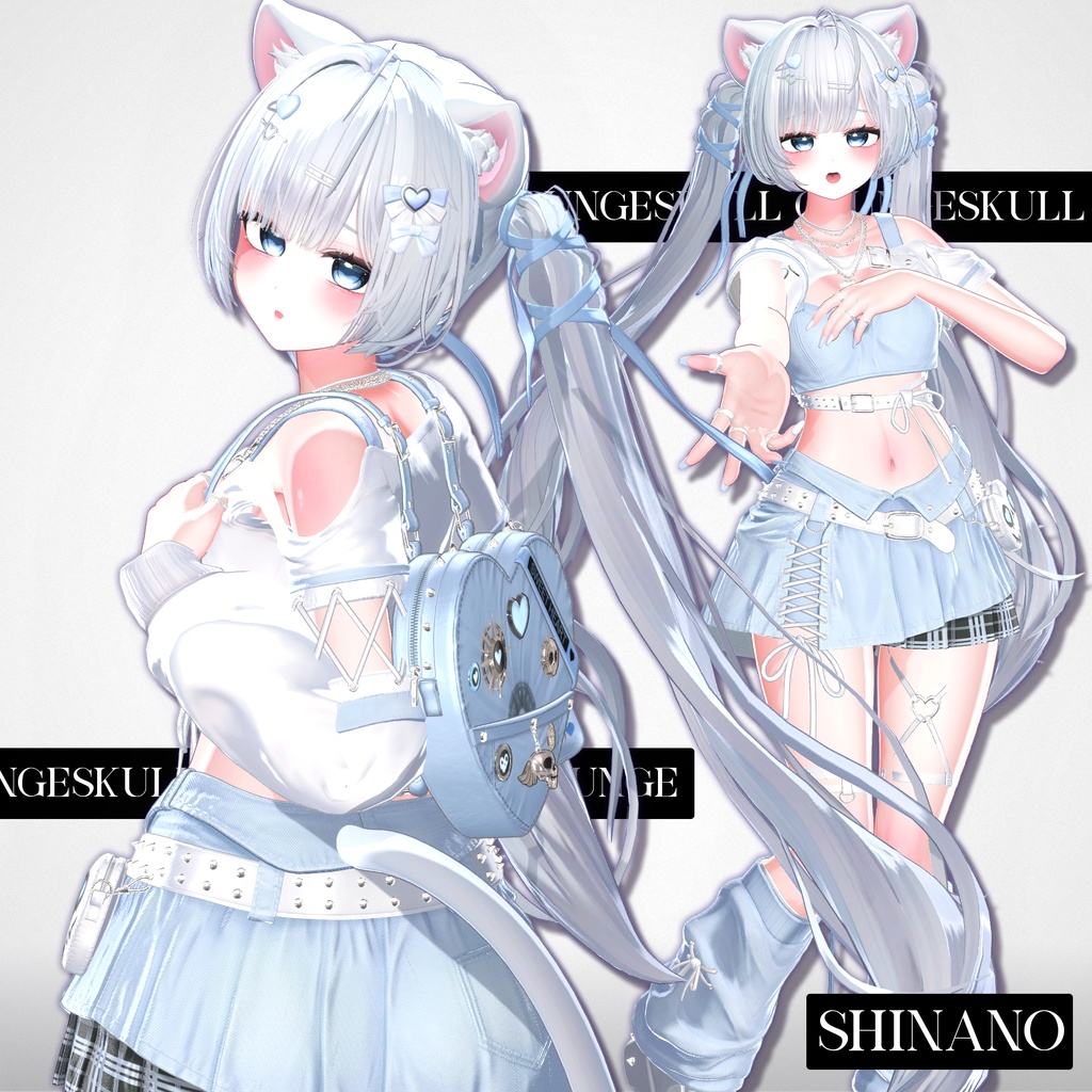 📢SALE💀【VRC 衣装】SKULL GRUNGE - Riot