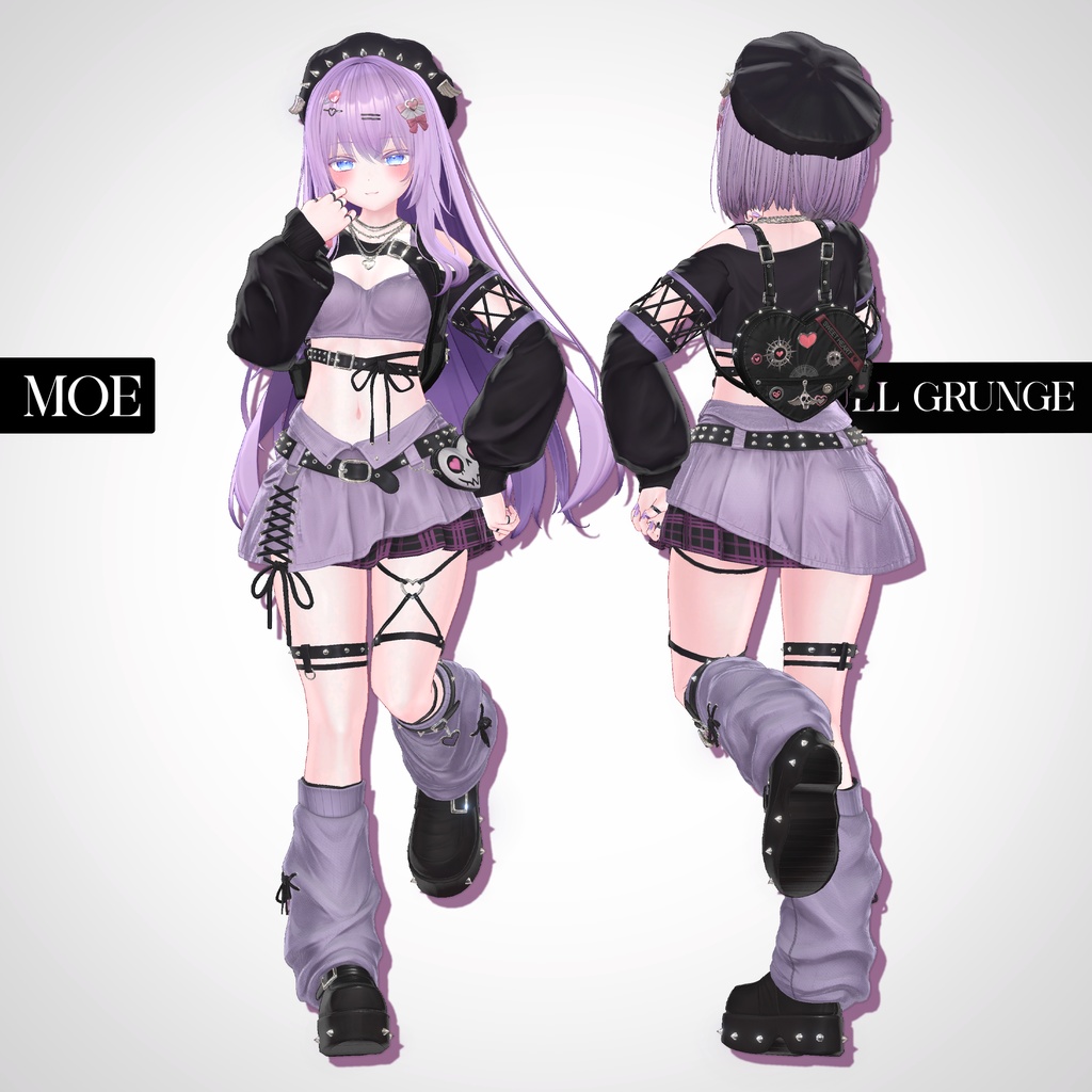 📢SALE💀【VRC 衣装】SKULL GRUNGE - Riot