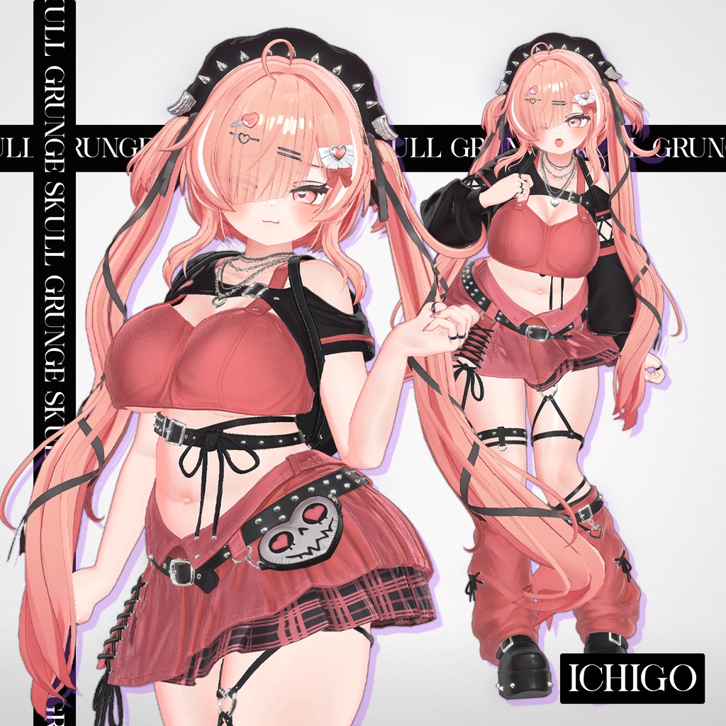 📢SALE💀【VRC 衣装】SKULL GRUNGE - Riot