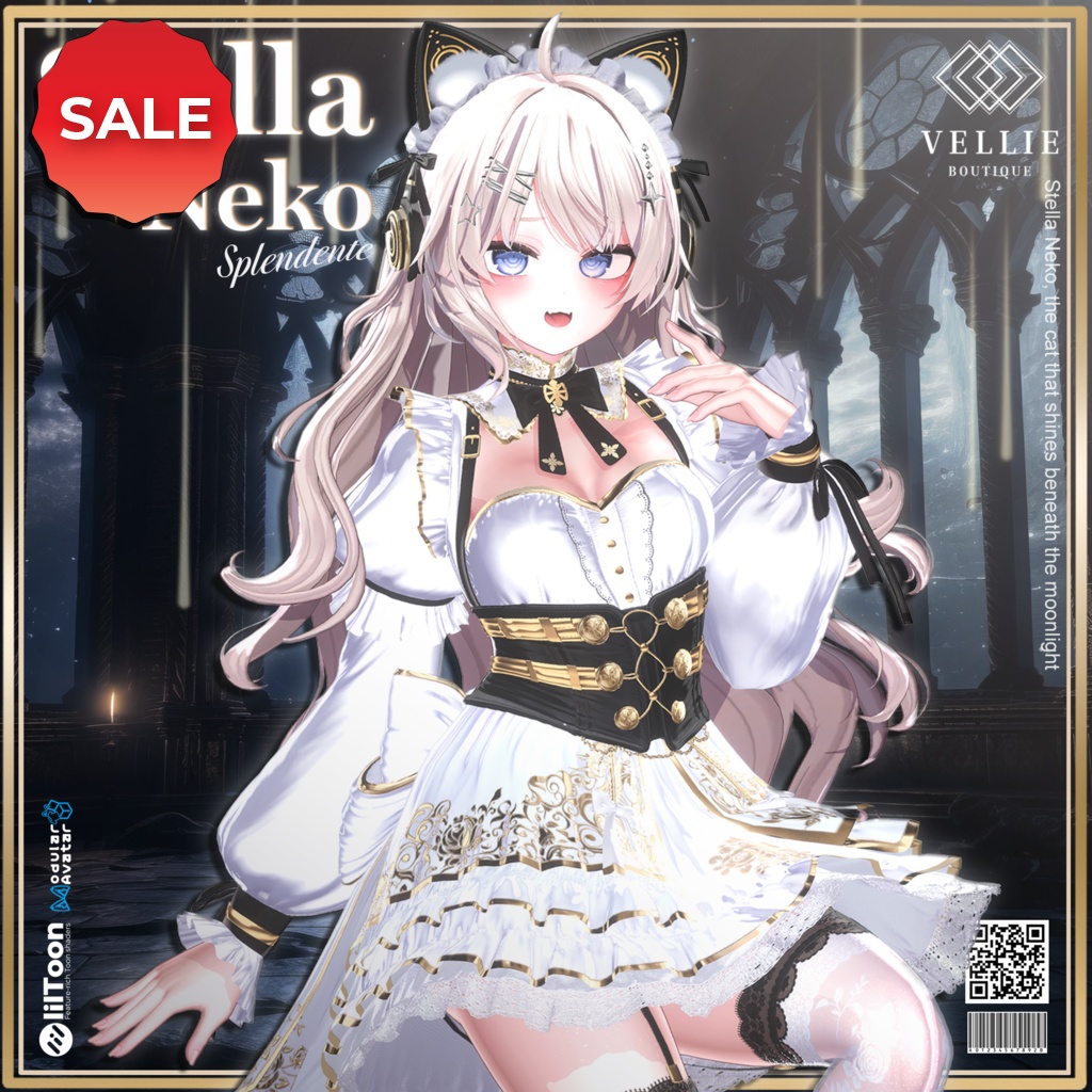 🔴On Sale 🌙【VRC 衣装】 Stella Neko - Splendent