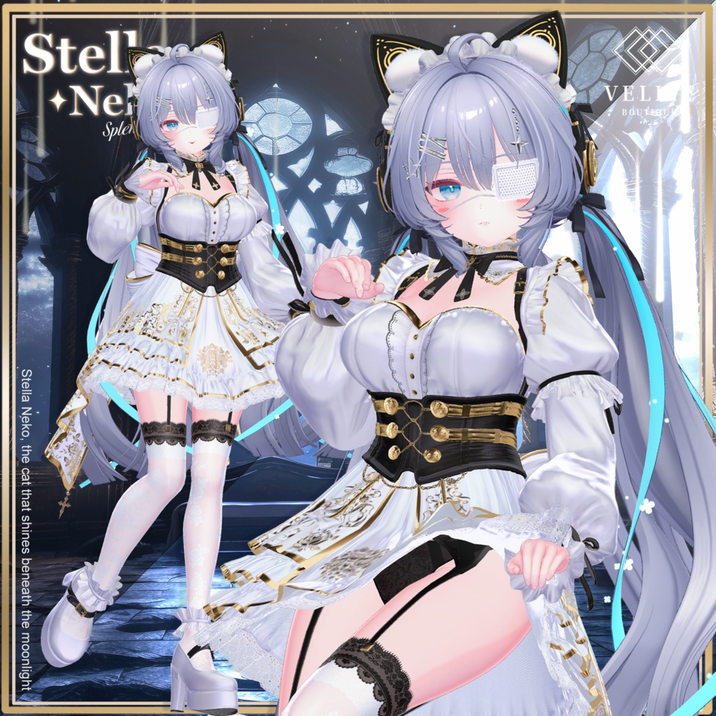 🔴On Sale🌙【VRC 衣装】 Stella Neko - Splendent