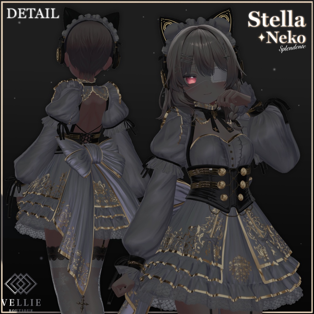 🌙【VRC 衣装】 Stella Neko - Splendent