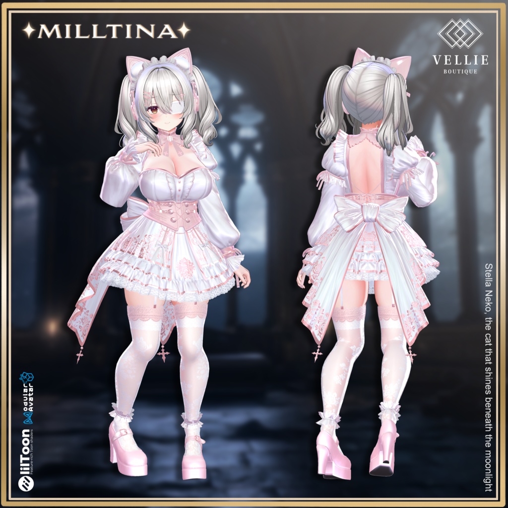 🌙【VRC 衣装】 Stella Neko - Splendent