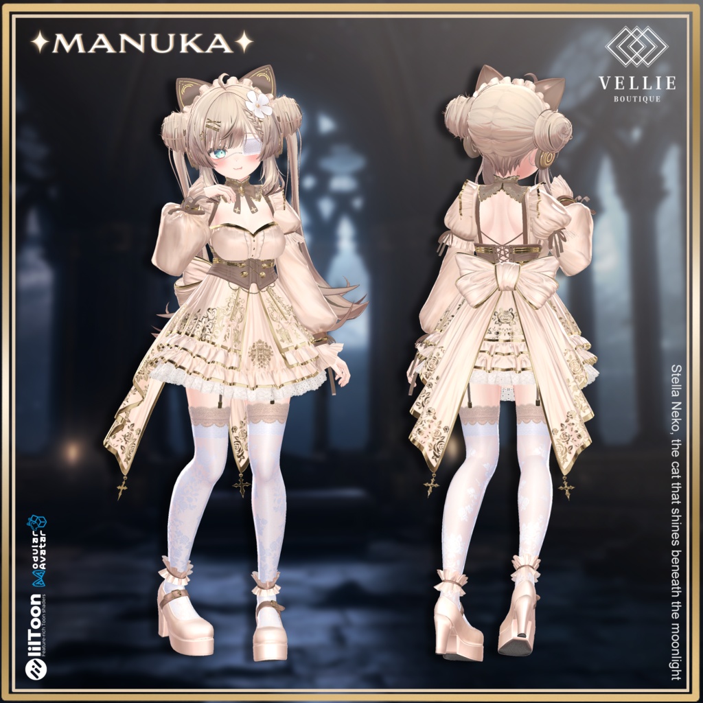 🌙【VRC 衣装】 Stella Neko - Splendent