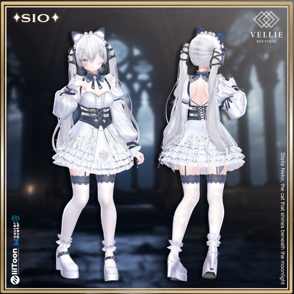 🌙【VRC 衣装】 Stella Neko - Splendent