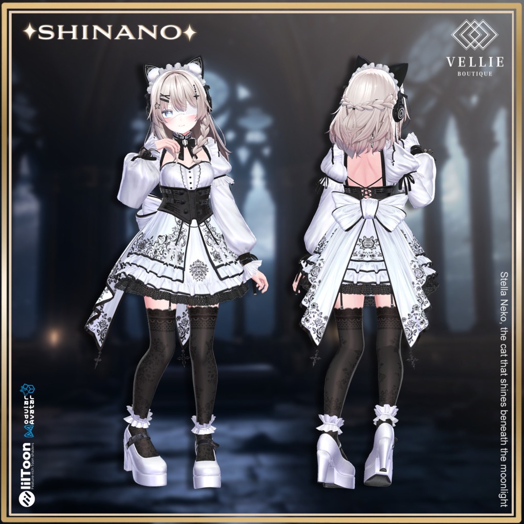 🌙【VRC 衣装】 Stella Neko - Splendent