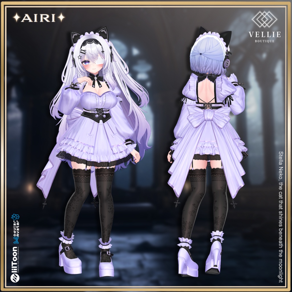 🌙【VRC 衣装】 Stella Neko - Splendent
