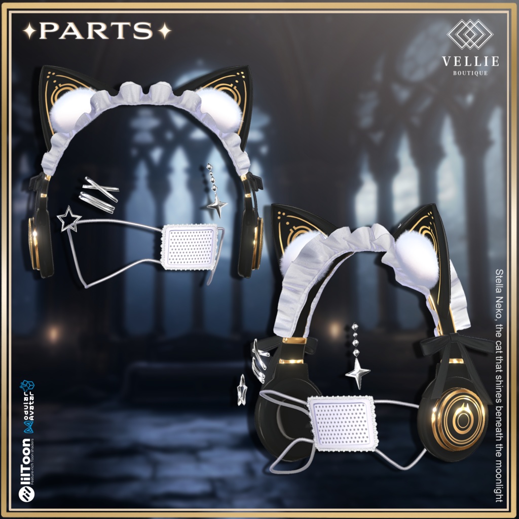 🌙【VRC 衣装】 Stella Neko - Splendent