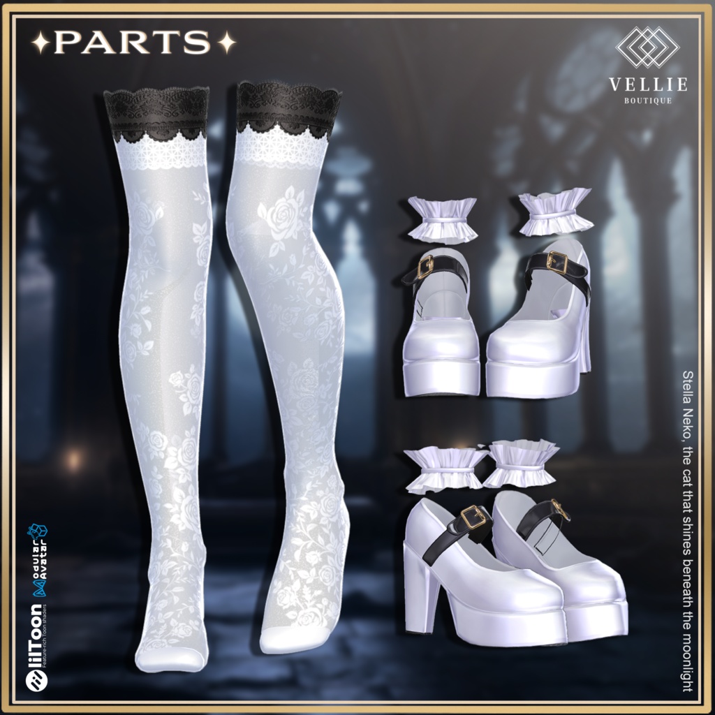 🌙【VRC 衣装】 Stella Neko - Splendent