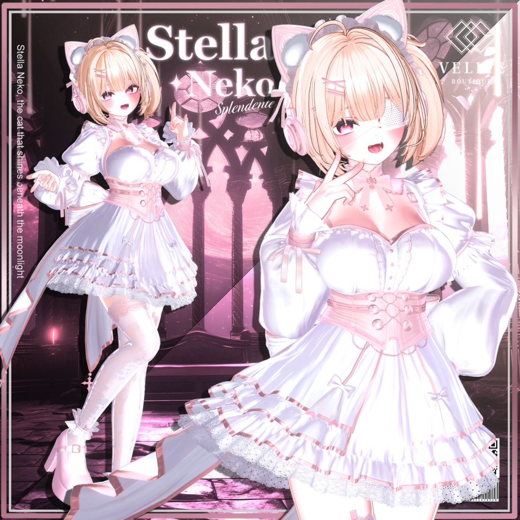 🌙【VRC 衣装】 Stella Neko - Splendent
