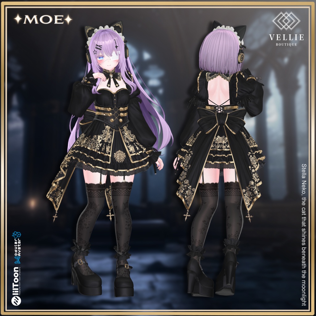 🌙【VRC 衣装】 Stella Neko - Splendent