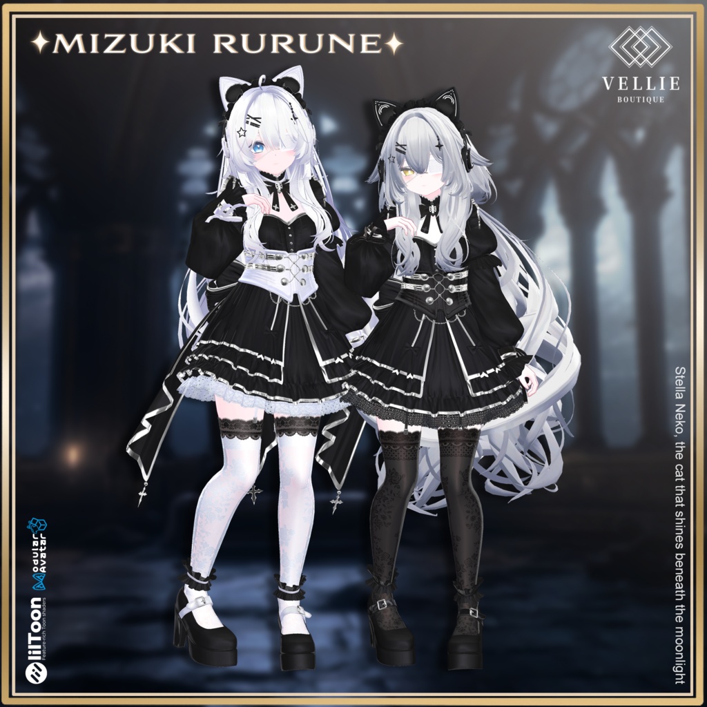 🌙【VRC 衣装】 Stella Neko - Splendent