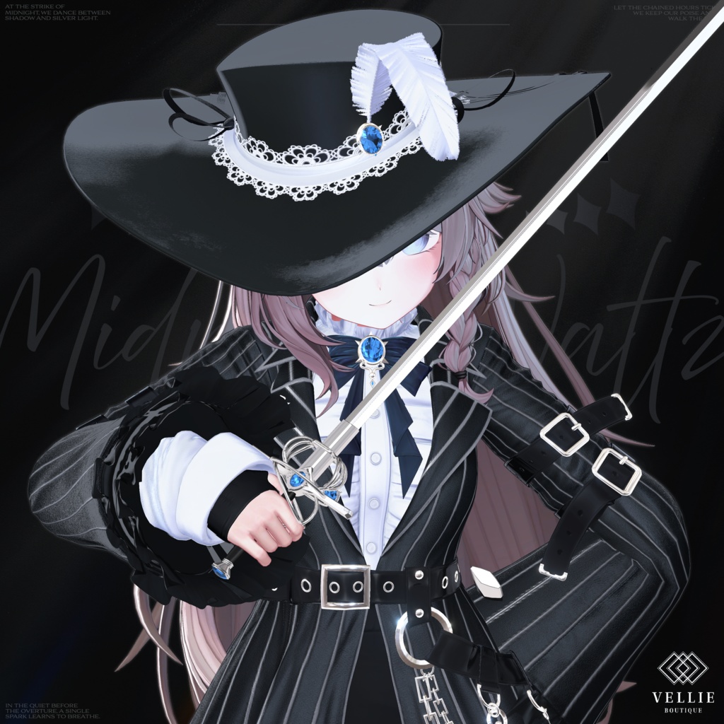 🔴SALE⚔️【VRC 衣装】Midnight Waltz - Secret