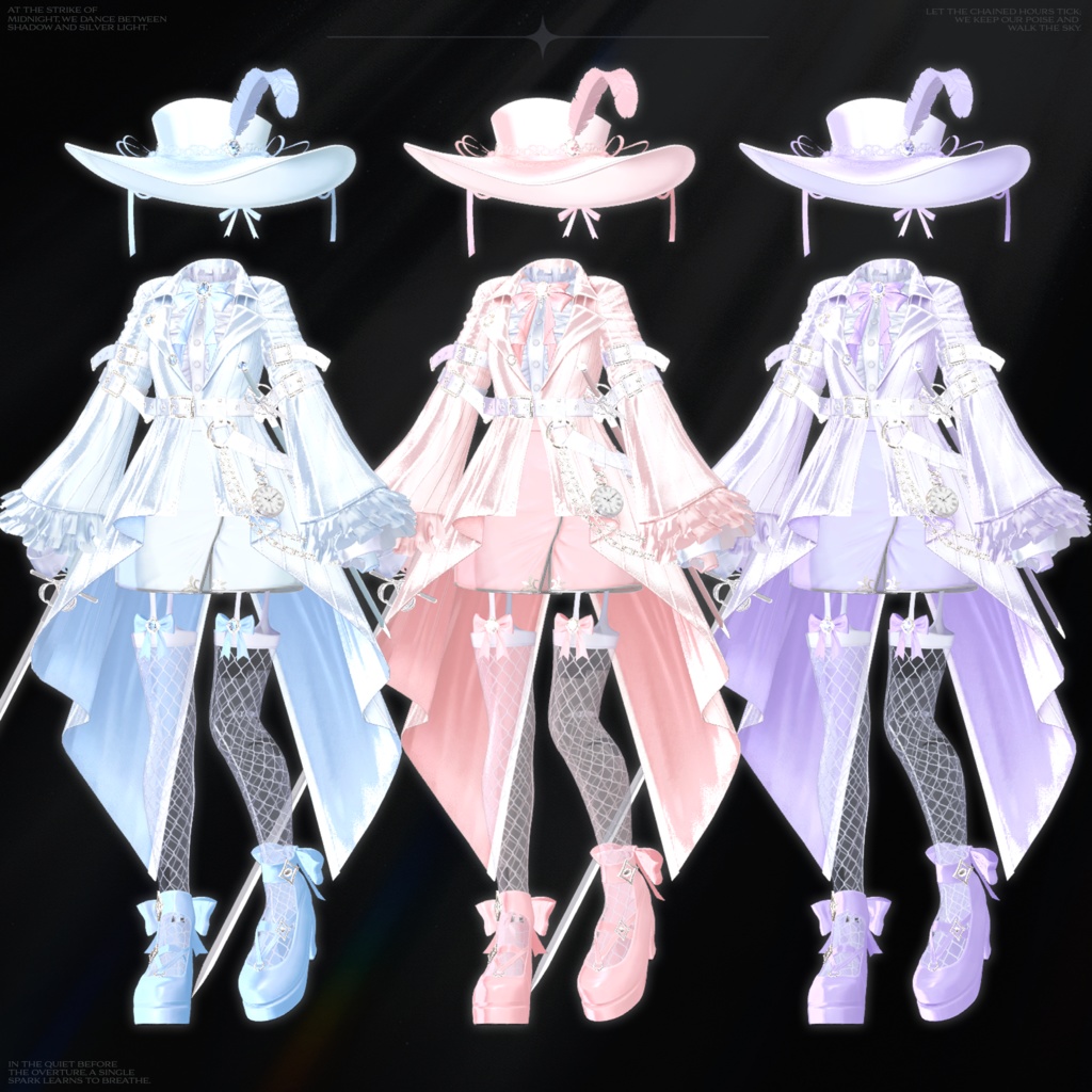 🔴SALE⚔️【VRC 衣装】Midnight Waltz - Secret