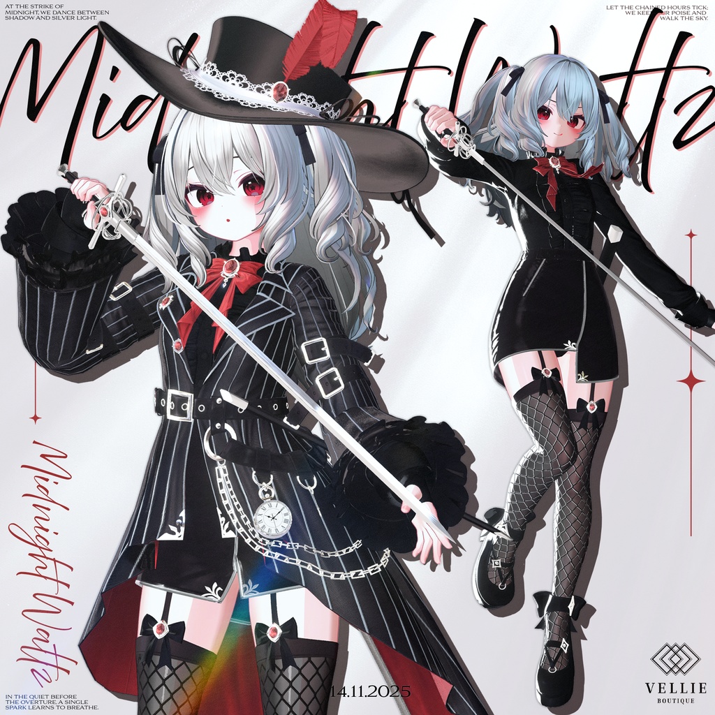 🔴SALE⚔️【VRC 衣装】Midnight Waltz - Secret