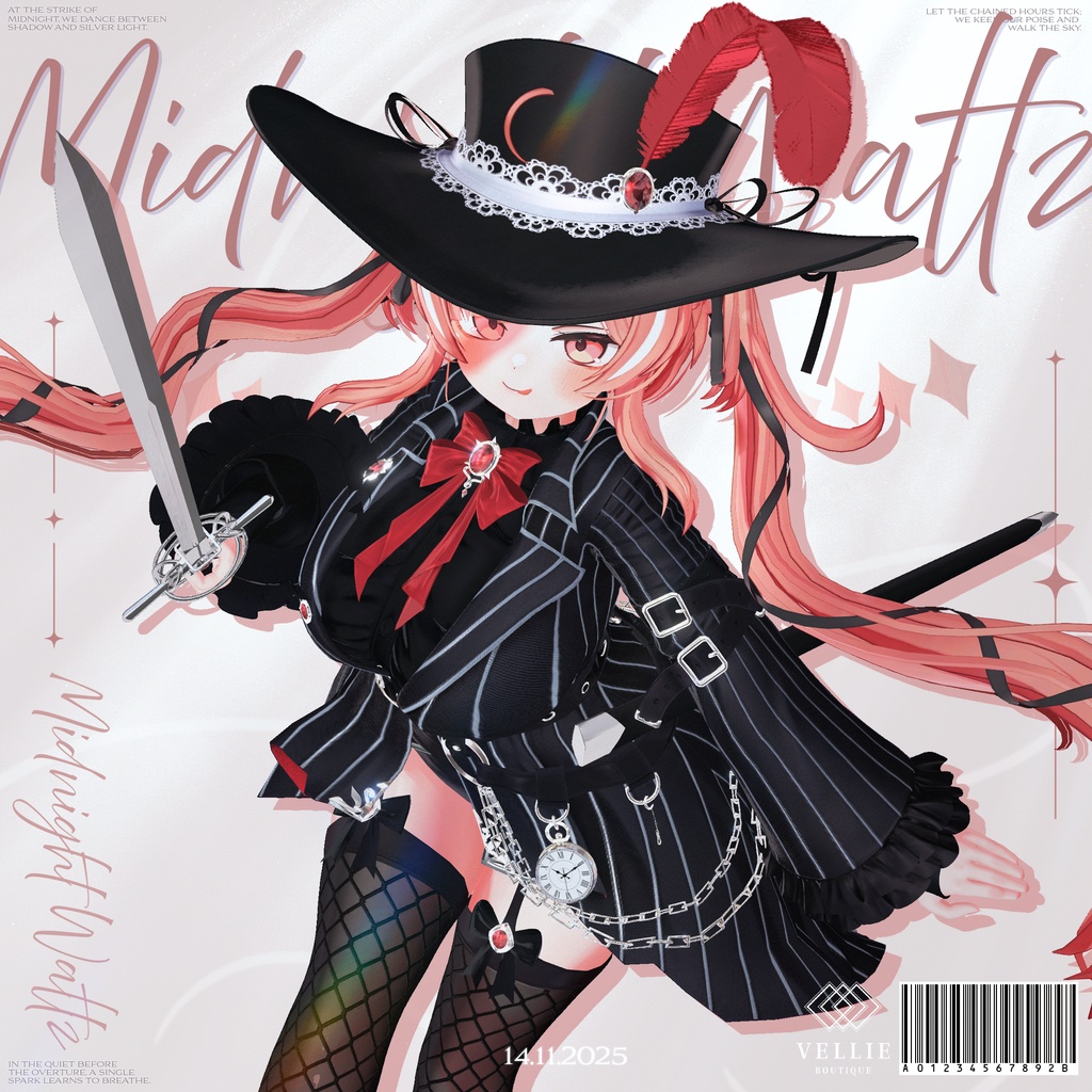 🔴SALE⚔️【VRC 衣装】Midnight Waltz - Secret