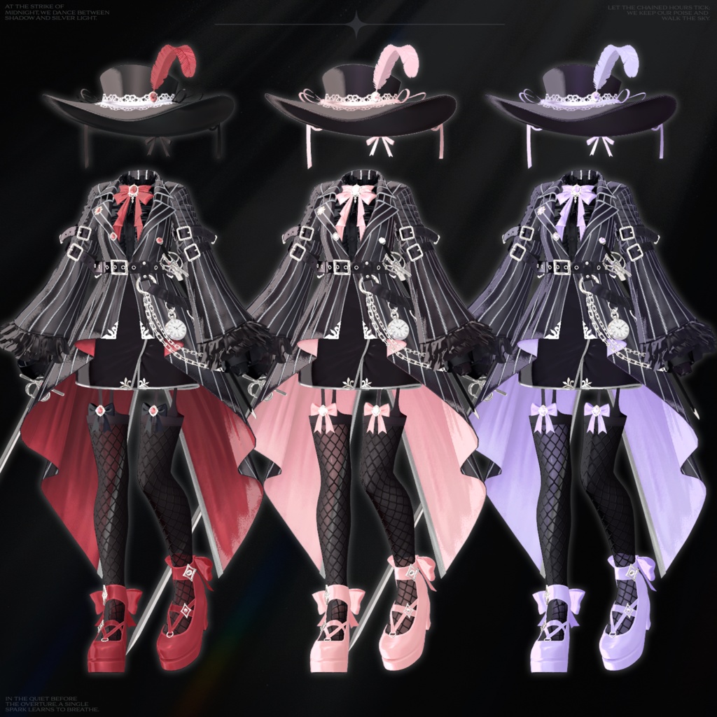 🔴SALE⚔️【VRC 衣装】Midnight Waltz - Secret