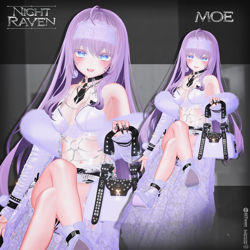 🔴SALE🔴🐦⬛【VRC 衣装】Night Raven - Noir