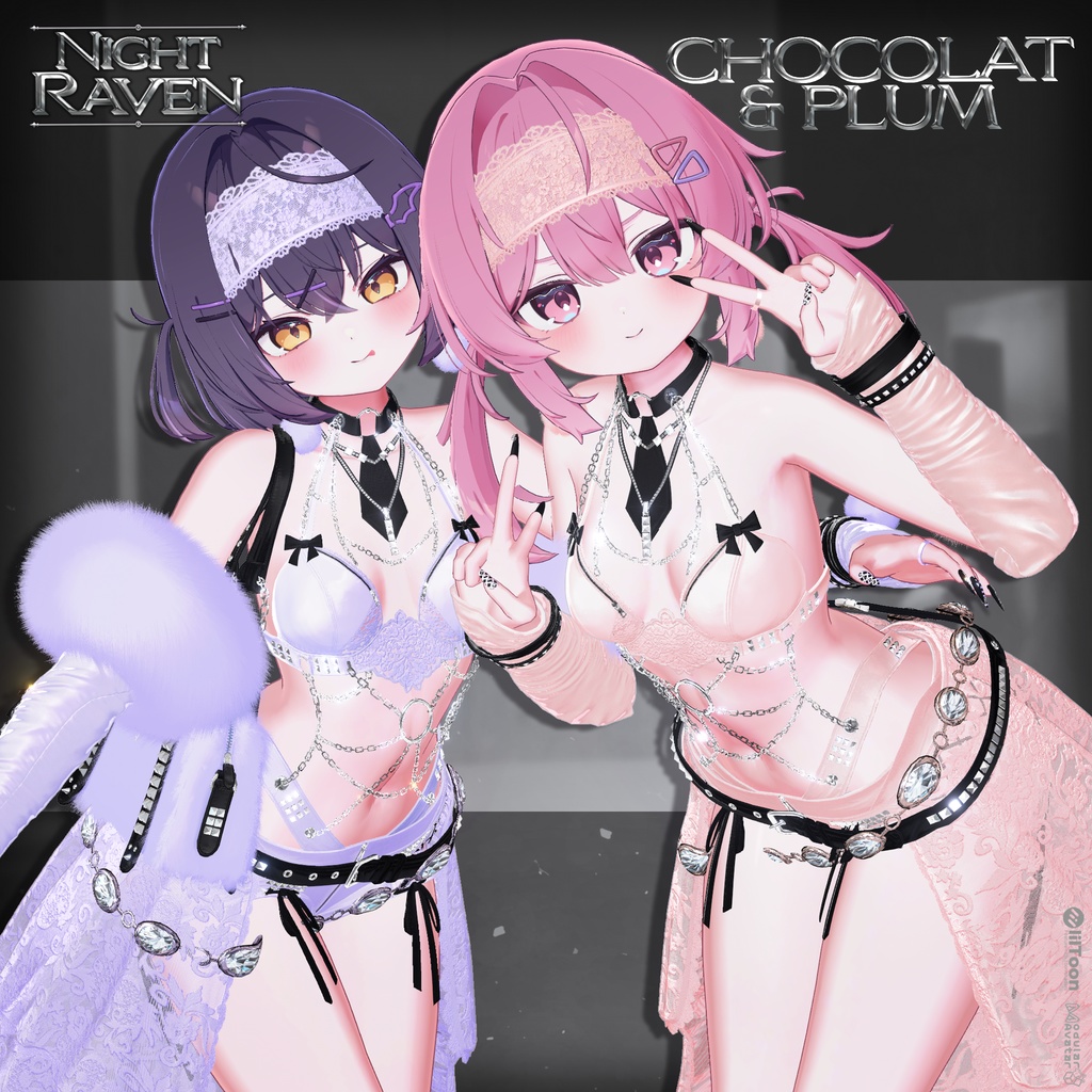 🔴SALE🔴🐦⬛【VRC 衣装】Night Raven - Noir
