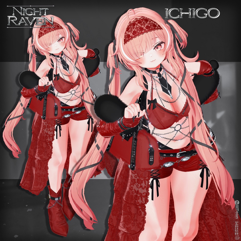 🔴SALE🔴🐦⬛【VRC 衣装】Night Raven - Noir