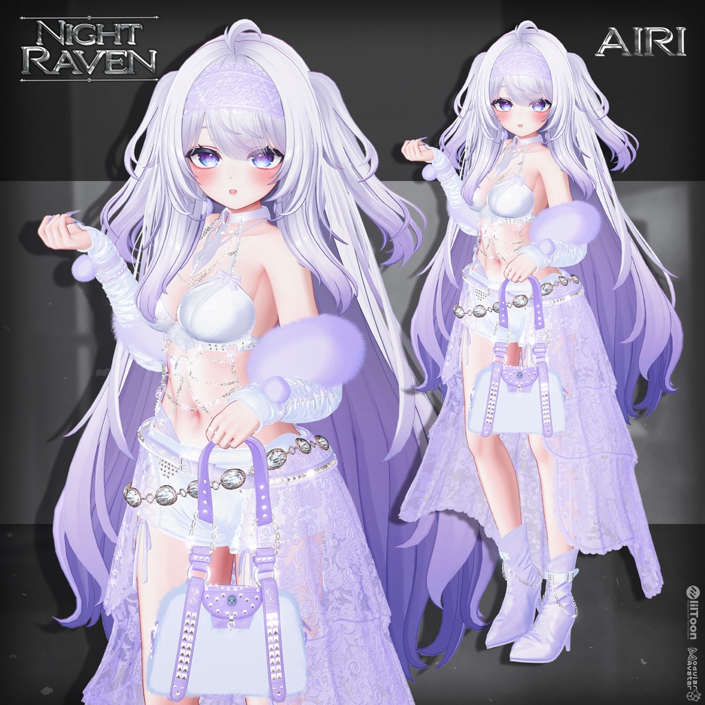 🔴SALE🔴🐦⬛【VRC 衣装】Night Raven - Noir