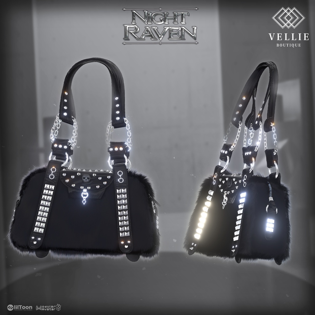 🔴SALE🔴🐦⬛【VRC 衣装】Night Raven - Noir