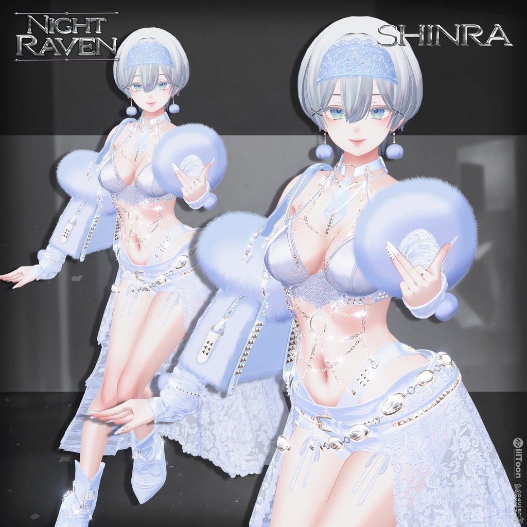 🔴SALE🔴🐦⬛【VRC 衣装】Night Raven - Noir
