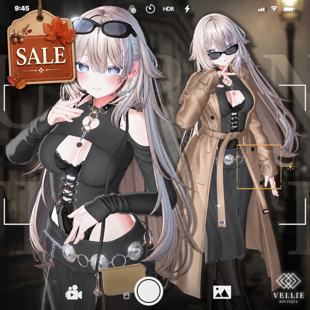 🍂SALE🍂🏢【VRC 衣装】Urban Trench - Central
