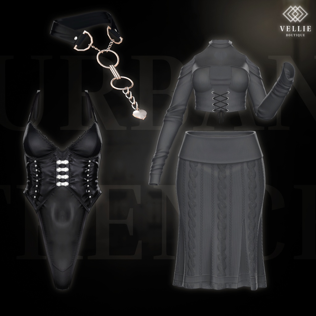 🎁SALE+RT EVENT 🏢【VRC 衣装】Urban Trench -Central