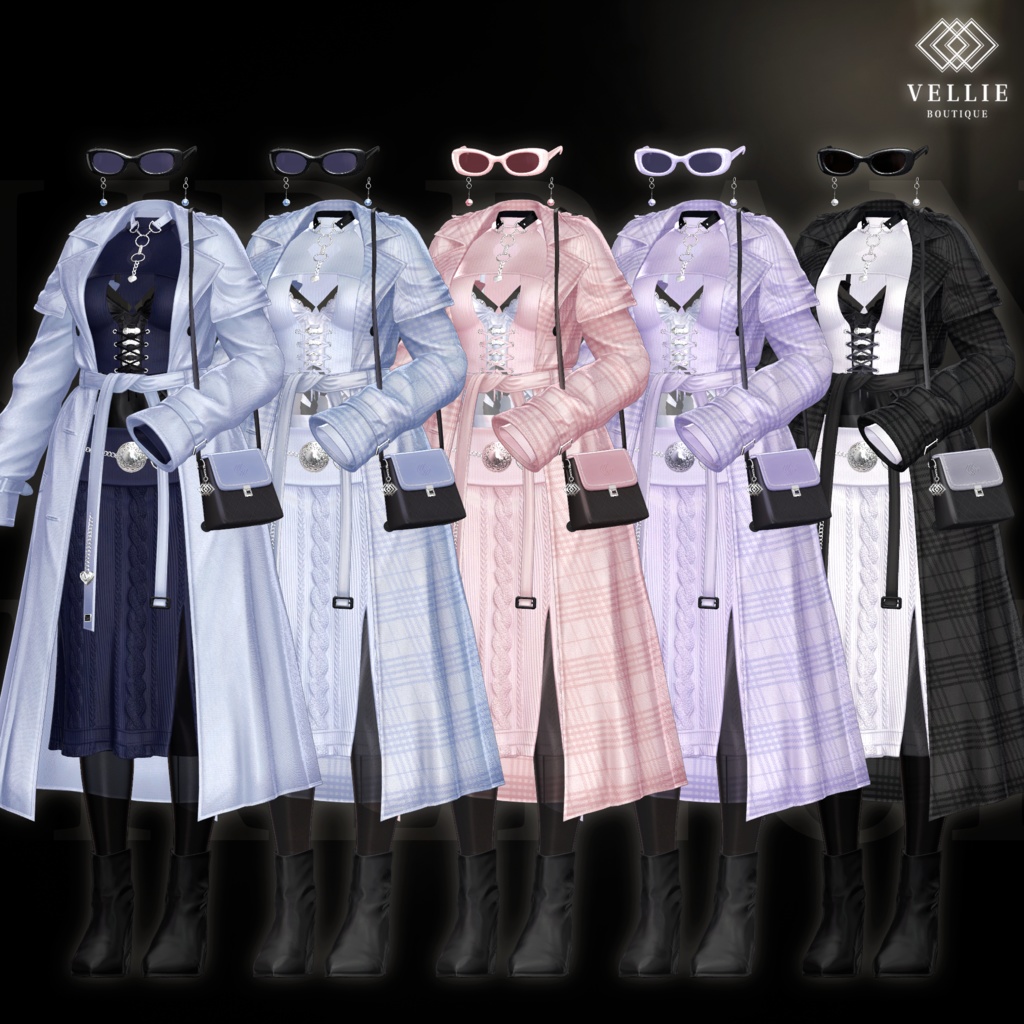 🎁SALE+RT EVENT 🏢【VRC 衣装】Urban Trench -Central