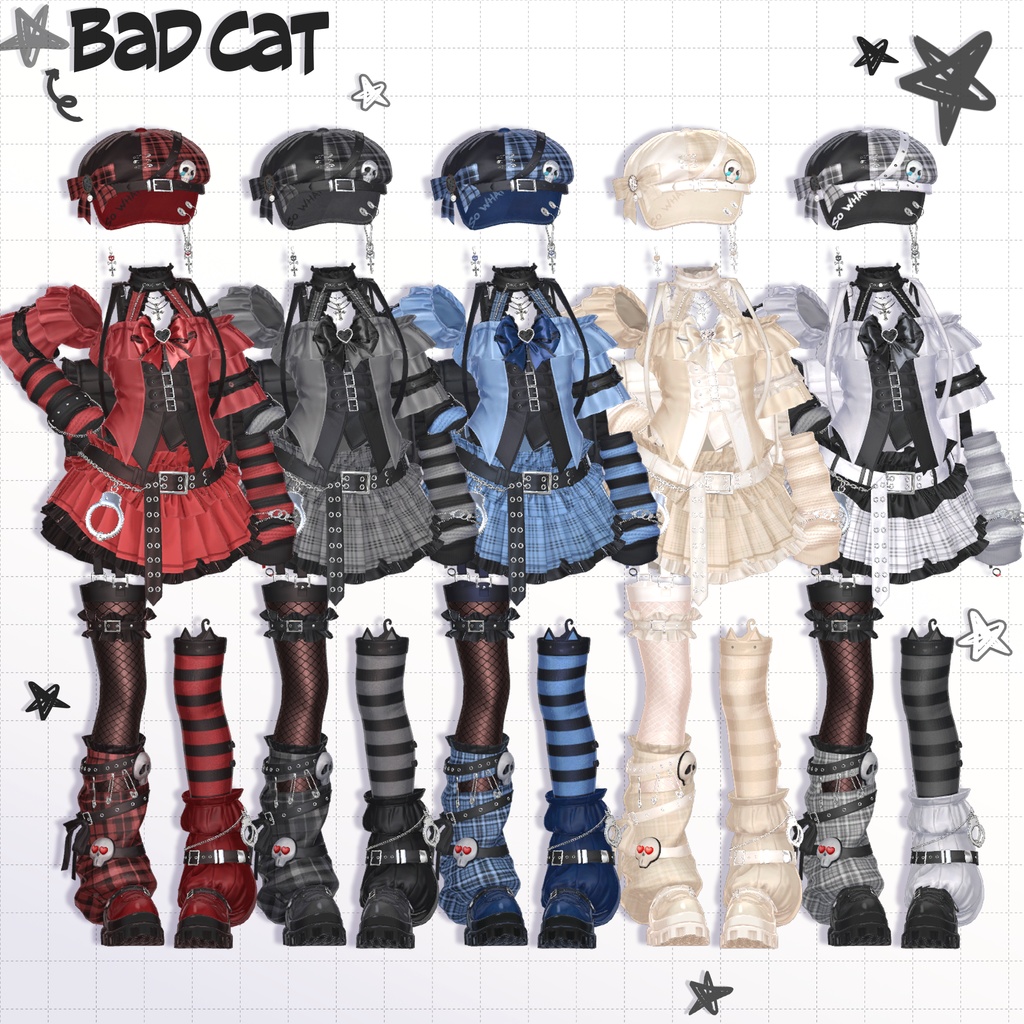 🔴SALE 🐈⬛【VRC 衣装】Bad Cat - Kitch