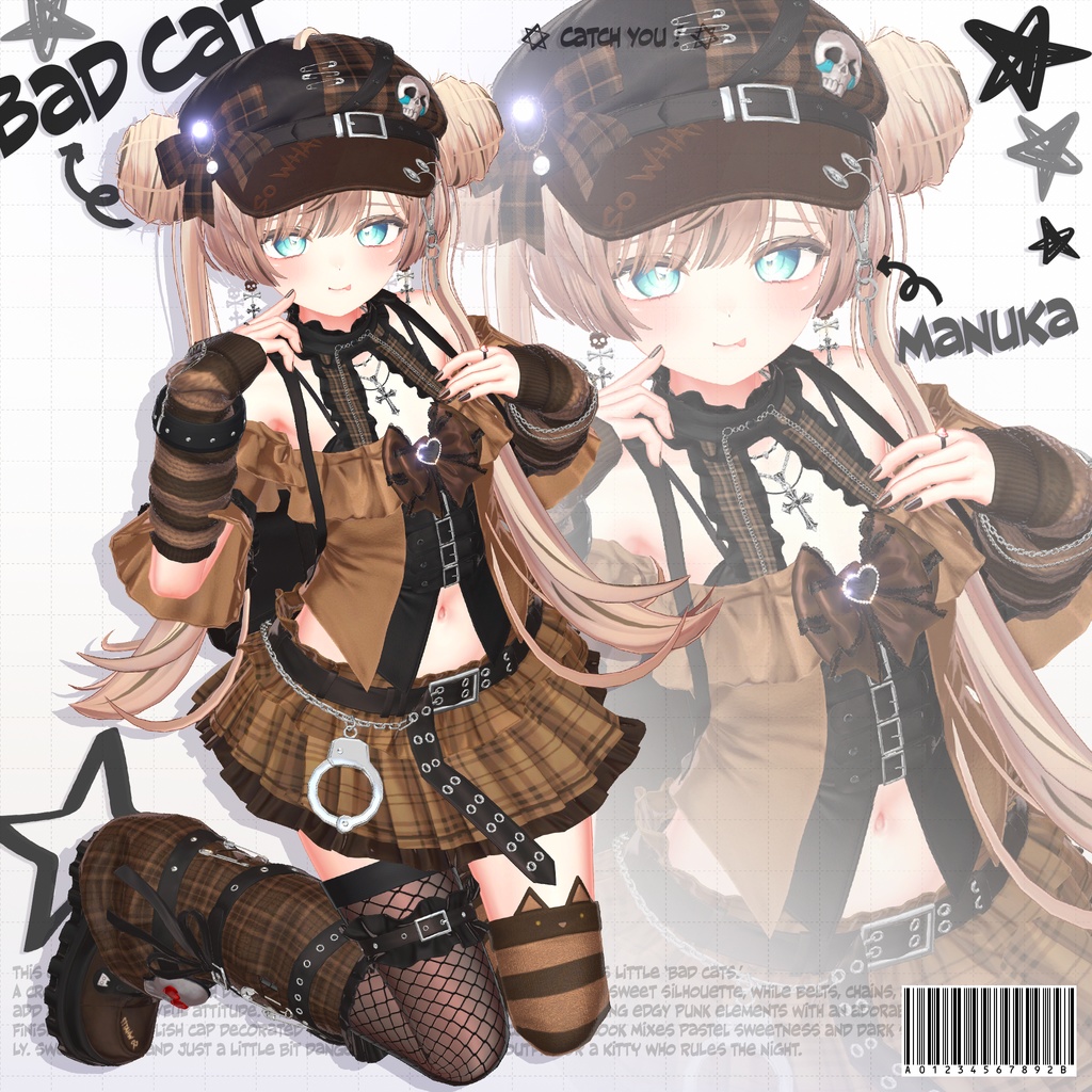 🔴SALE 🐈⬛【VRC 衣装】Bad Cat - Kitch