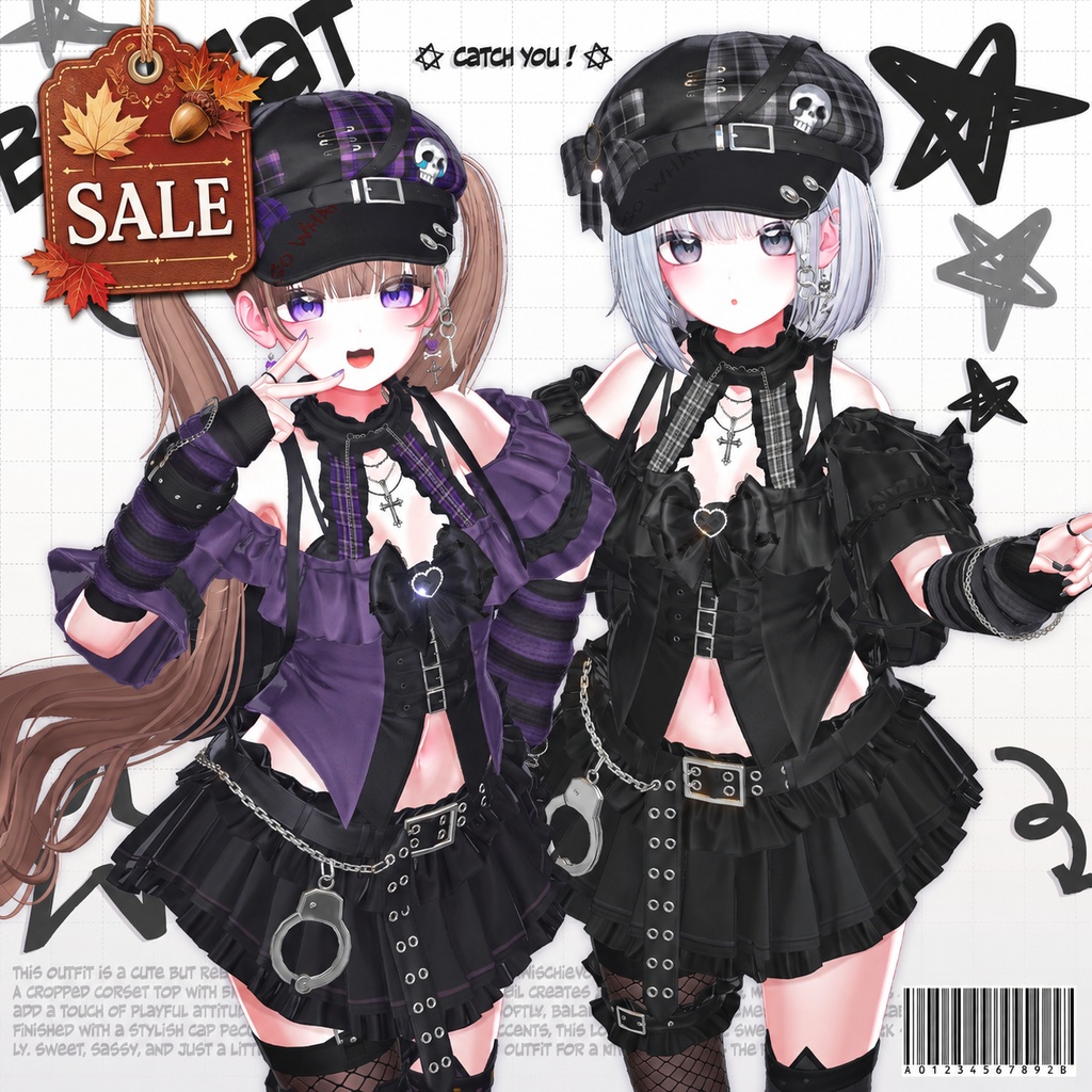 🍂SALE🍂🐈⬛【VRC 衣装】Bad Cat - Kitch