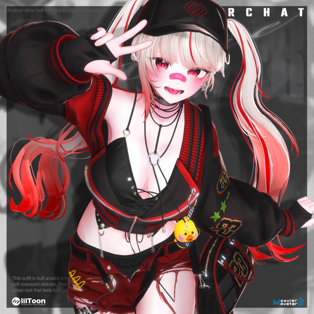 🔴On Sale🐤【VRC 衣装】NEVER OVER - Glitch