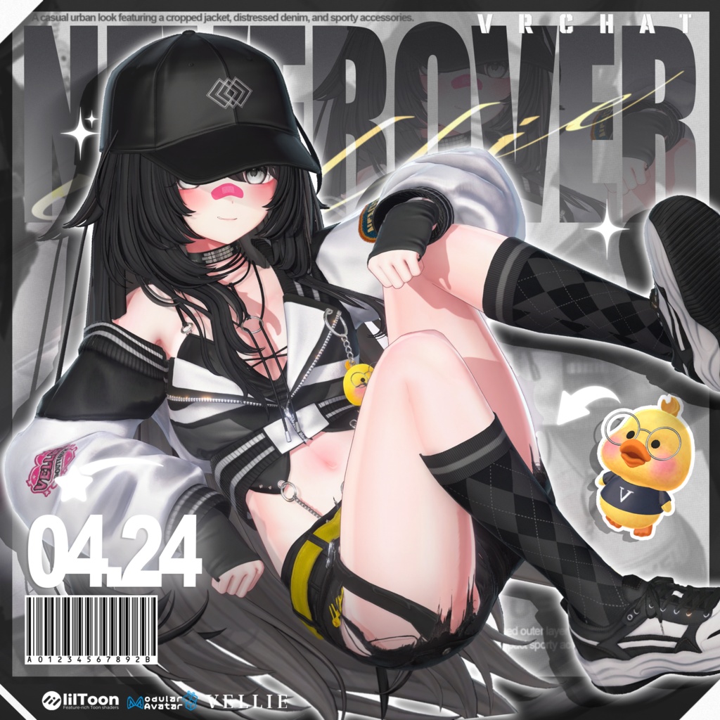 🔴On Sale🐤【VRC 衣装】NEVER OVER - Glitch