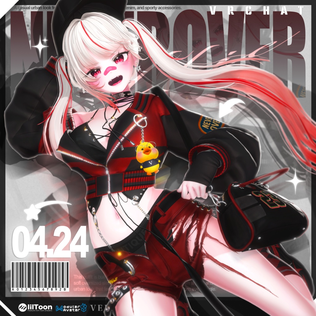 🔴On Sale🐤【VRC 衣装】NEVER OVER - Glitch