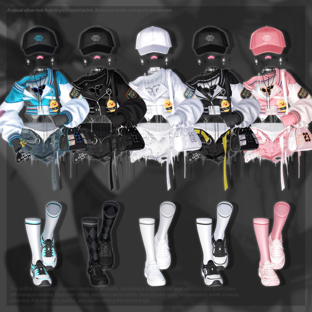 🔴On Sale🐤【VRC 衣装】NEVER OVER - Glitch