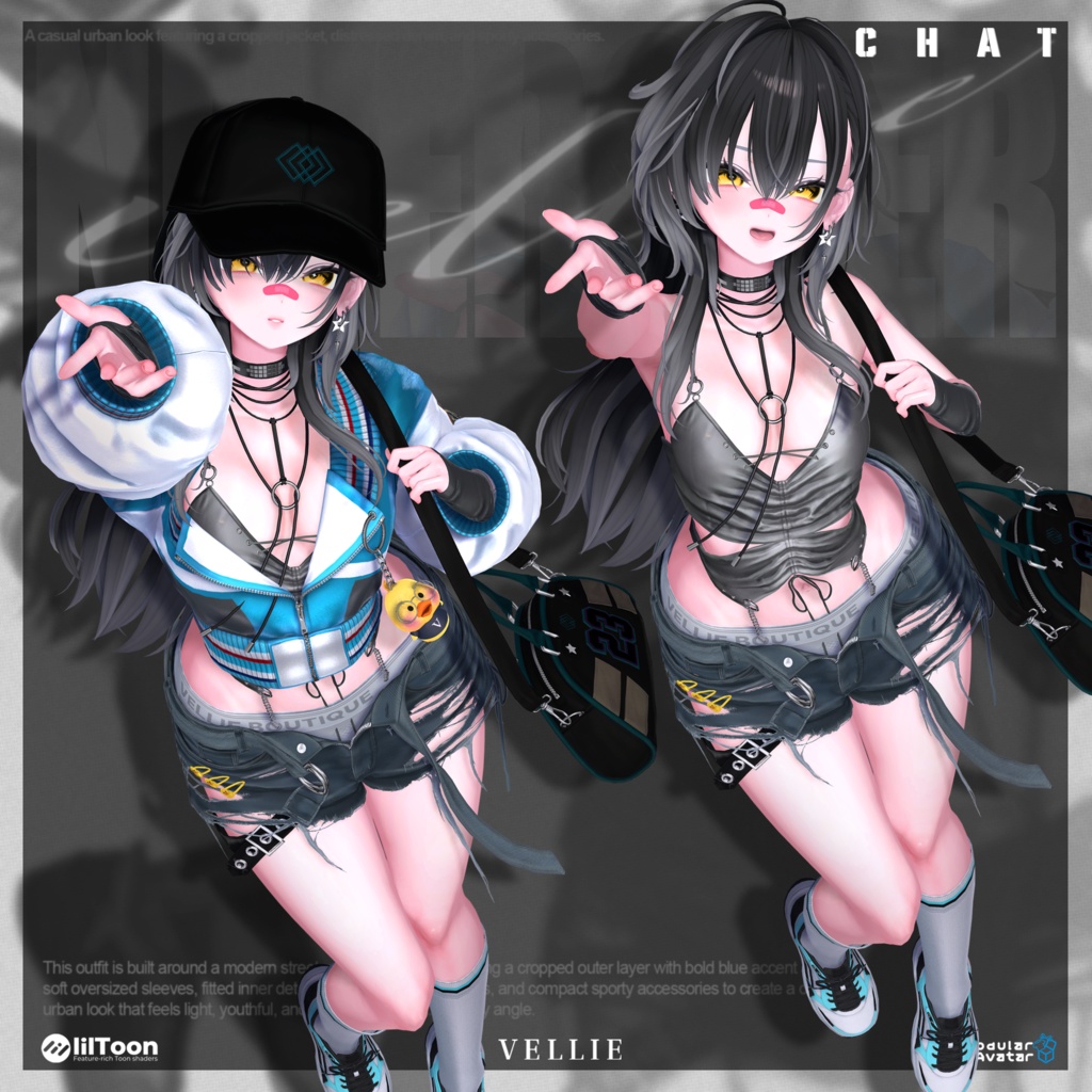 🔴On Sale🐤【VRC 衣装】NEVER OVER - Glitch