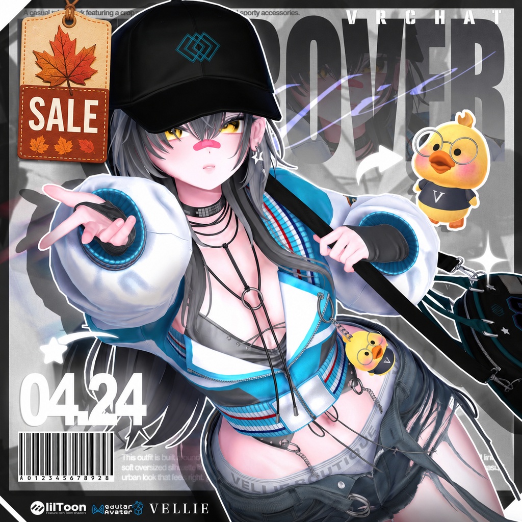 🍂SALE🍂🐤【VRC 衣装】NEVER OVER - Glitch