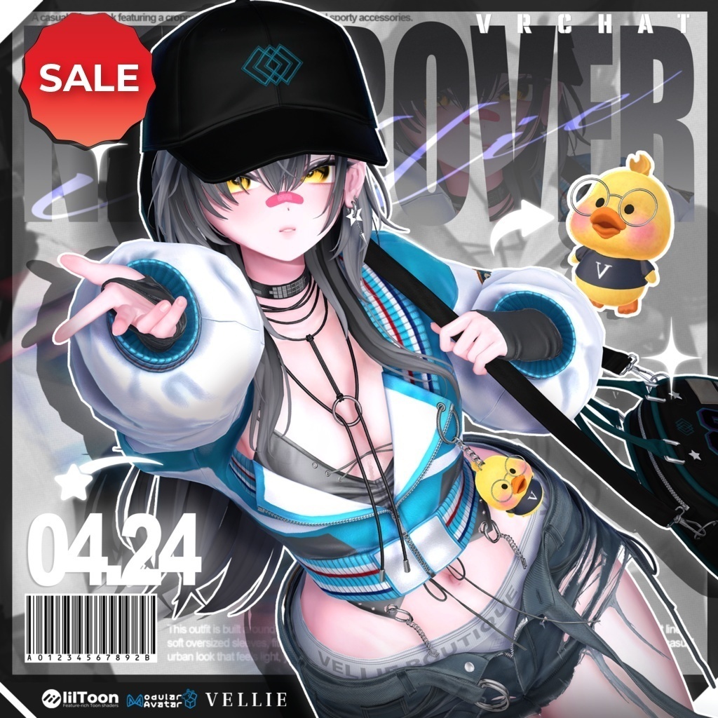 🔴On Sale 🐤【VRC 衣装】NEVER OVER - Glitch