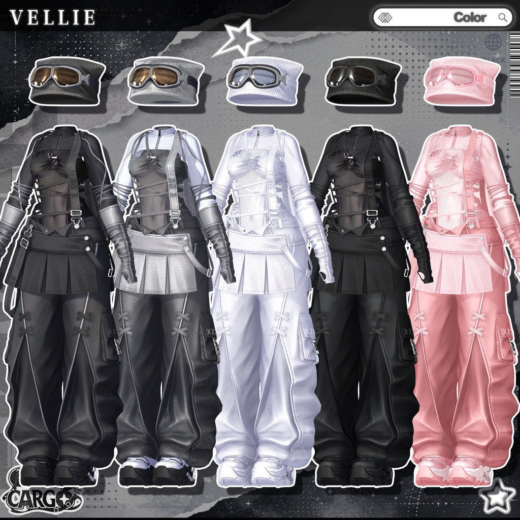 🔴On Sale🖤【VRC 衣装】OFF CARGO - RETRO